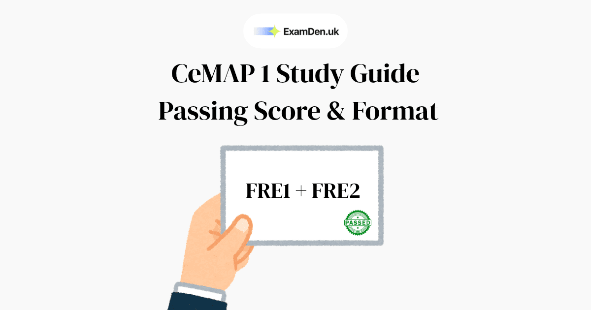 CeMAP 1 Study Guide: How to Pass FRE1 and FRE2